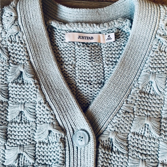 JustFab Cropped Cardigan Set NWOT - Picture 5 of 8